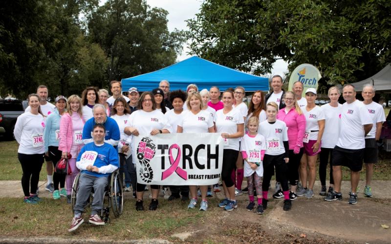 Torch Supports 2019 Liz Hurley Ribbon Run